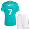 Oficiální Fotbalový Dres Liverpool Wirtz 7 Třetí 2025-26 pro Děti
